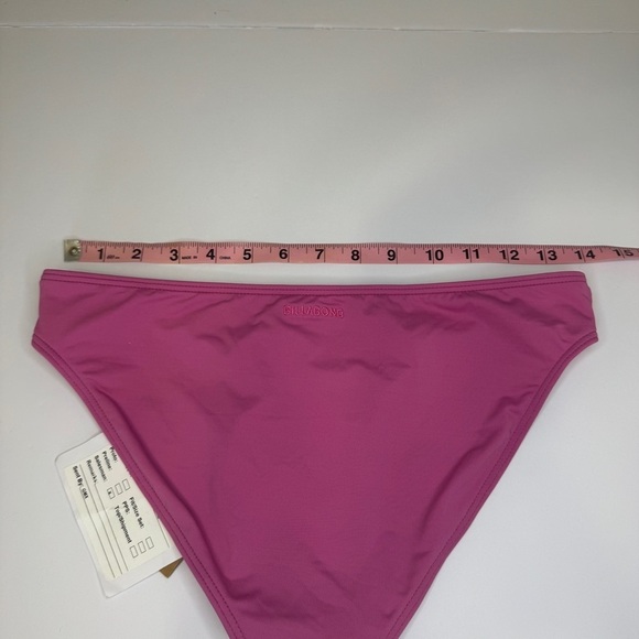 Billabong Sol Searcher Lowrider Bikini Bottoms Berry Pink M NWT Rare Sample - Picture 4 of 11